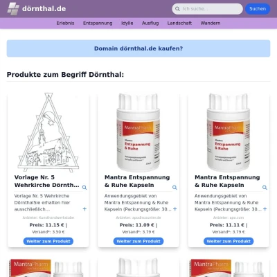 Screenshot dörnthal.de