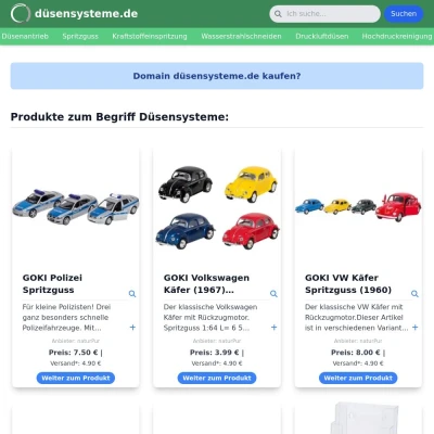 Screenshot düsensysteme.de