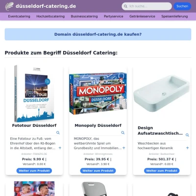 Screenshot düsseldorf-catering.de