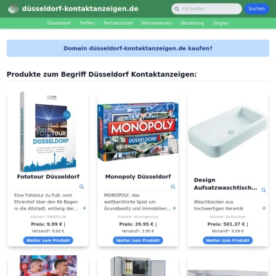 Screenshot düsseldorf-kontaktanzeigen.de