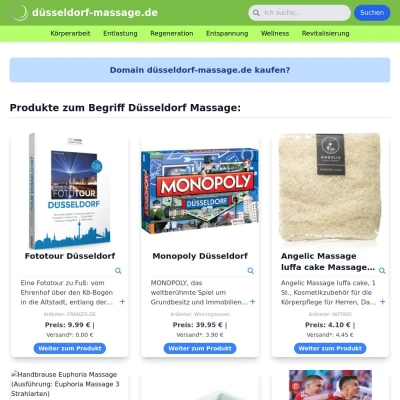 Screenshot düsseldorf-massage.de
