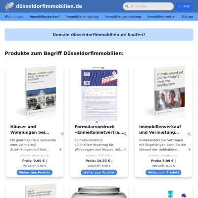 Screenshot düsseldorfimmobilien.de