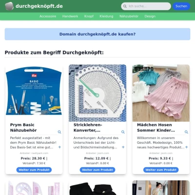 Screenshot durchgeknöpft.de