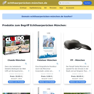 Screenshot echthaarperücken-münchen.de