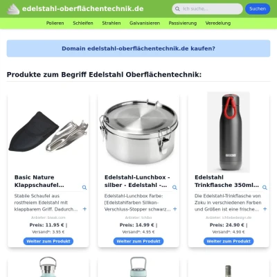 Screenshot edelstahl-oberflächentechnik.de