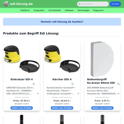 Screenshot edi-lösung.de