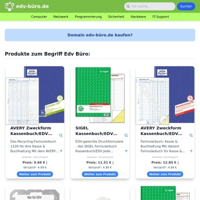 Screenshot edv-büro.de