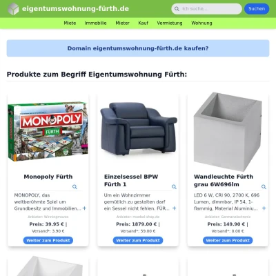 Screenshot eigentumswohnung-fürth.de