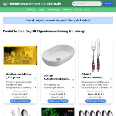 Screenshot eigentumswohnung-nürnberg.de