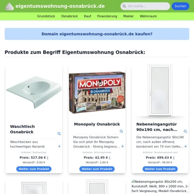 Screenshot eigentumswohnung-osnabrück.de