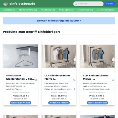 Screenshot einfeldträger.de