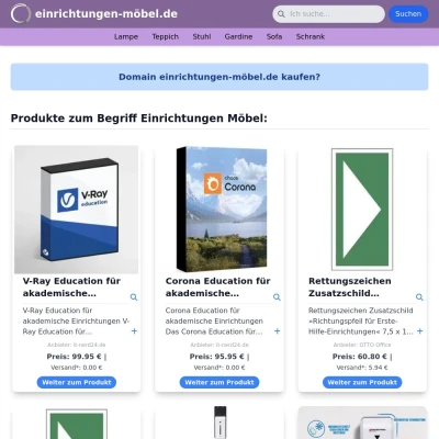 Screenshot einrichtungen-möbel.de