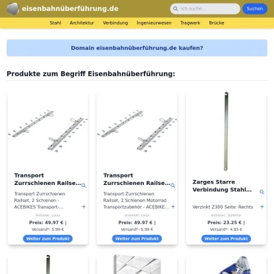 Screenshot eisenbahnüberführung.de