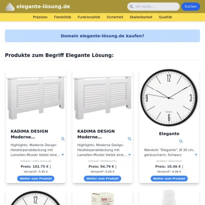 Screenshot elegante-lösung.de
