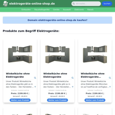 Screenshot elektrogeräte-online-shop.de