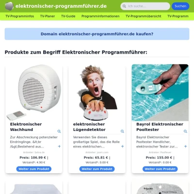 Screenshot elektronischer-programmführer.de