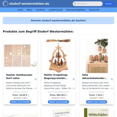 Screenshot elsdorf-westermühlen.de