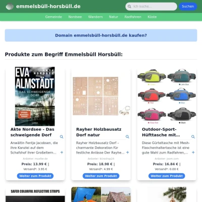 Screenshot emmelsbüll-horsbüll.de
