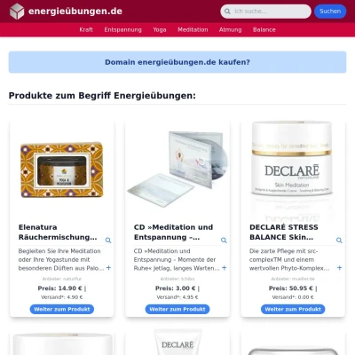 Screenshot energieübungen.de