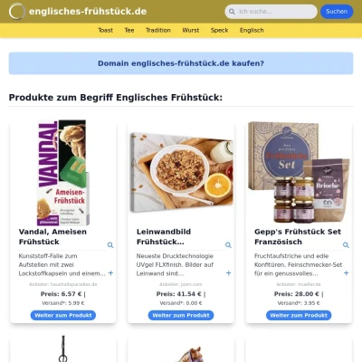 Screenshot englisches-frühstück.de