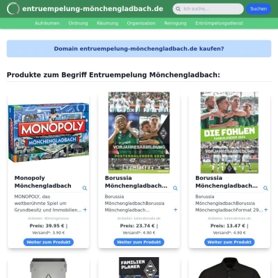 Screenshot entruempelung-mönchengladbach.de