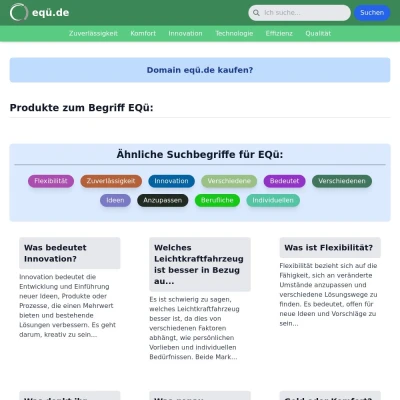 Screenshot eqü.de
