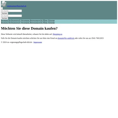 Screenshot ergänzungspflegschaft.de