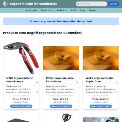 Screenshot ergonomische-büromöbel.de