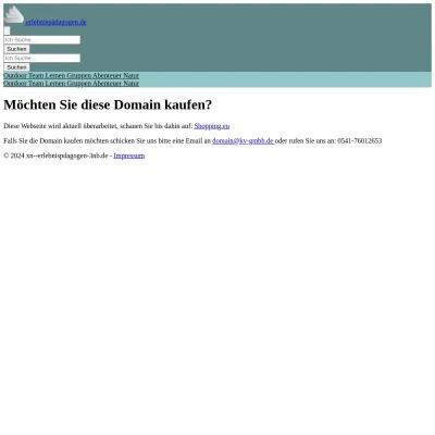 Screenshot erlebnispädagogen.de