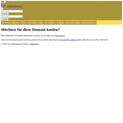 Screenshot ernährungsatlas.de