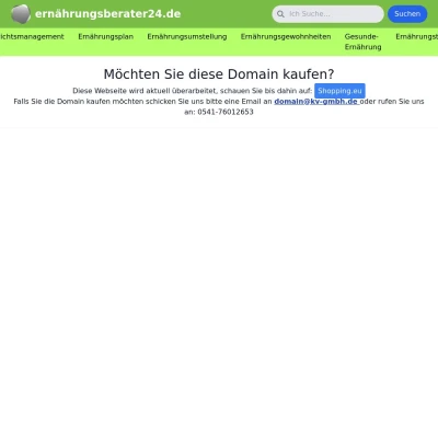 Screenshot ernährungsberater24.de