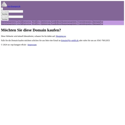 Screenshot erp-lösungen.de