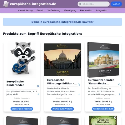 Screenshot europäische-integration.de