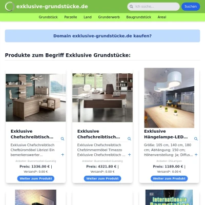 Screenshot exklusive-grundstücke.de