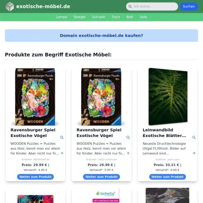 Screenshot exotische-möbel.de