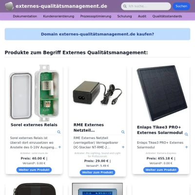 Screenshot externes-qualitätsmanagement.de