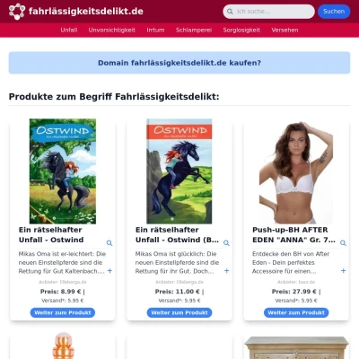 Screenshot fahrlässigkeitsdelikt.de