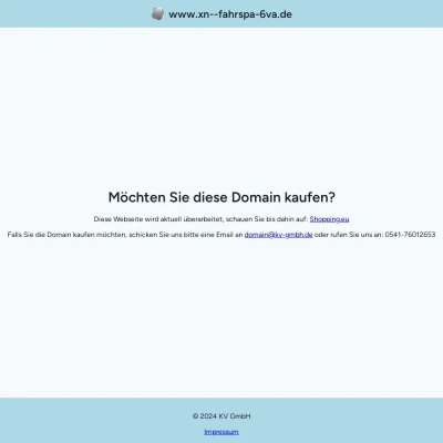 Screenshot fahrspaß.de