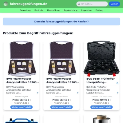 Screenshot fahrzeugprüfungen.de