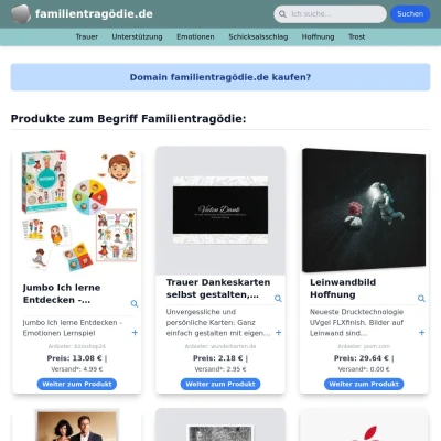 Screenshot familientragödie.de