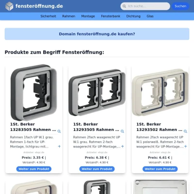 Screenshot fensteröffnung.de