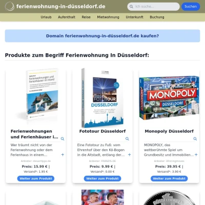 Screenshot ferienwohnung-in-düsseldorf.de