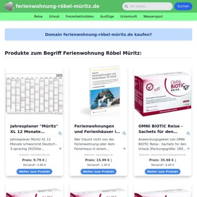 Screenshot ferienwohnung-röbel-müritz.de