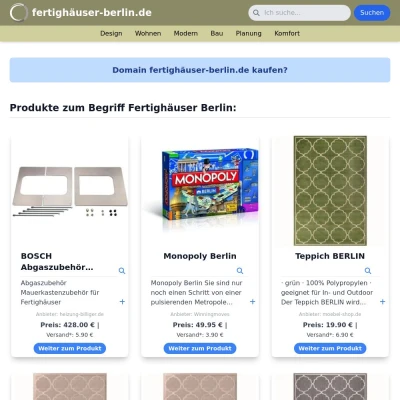Screenshot fertighäuser-berlin.de