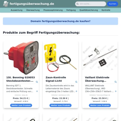 Screenshot fertigungsüberwachung.de