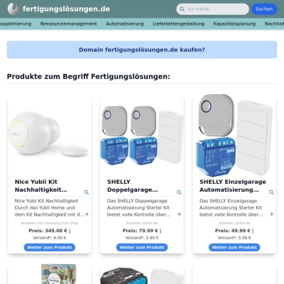 Screenshot fertigungslösungen.de