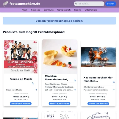 Screenshot festatmosphäre.de