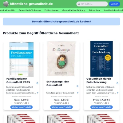 Screenshot öffentliche-gesundheit.de