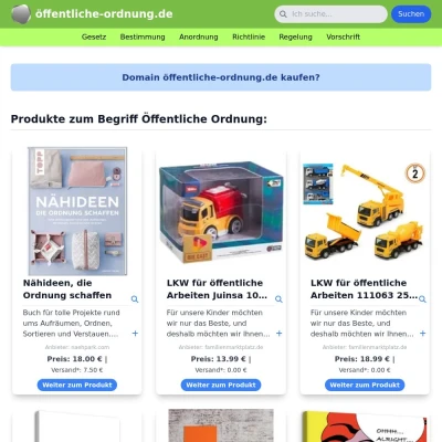Screenshot öffentliche-ordnung.de