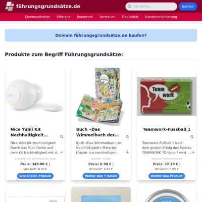 Screenshot führungsgrundsätze.de